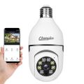 High Quality PTZ Bulb System 360 Degree WiFi Panorama IP Security Camera. 
