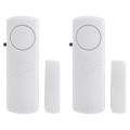 2X Door and Window Anti-Theft Alarm Door and Window Alarm Window Anti-Theft Alarm Door Magnetic Alarm Glass Reed Switch.