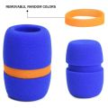Headset Replacement Foam Microphone Foam cover- Multicolor- 01 pices.