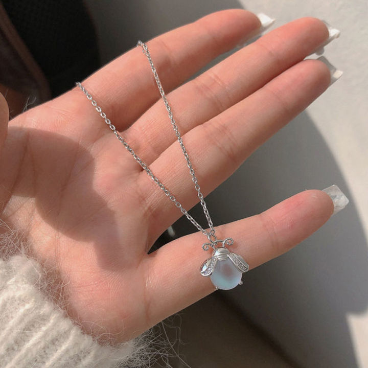 Fashion%20Simple%20Firefly%20Moonlight%20Stone%20Pendant%20Necklaces%20for%20Women%20Pretty%20Alloy%20Jewelry%20Gifts%20for%20Girls%20-%20Image%204