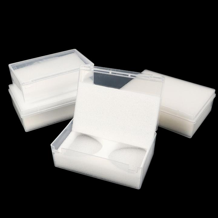 Plastic Dental Denture Tooth Storage Cases Implant Boxes with Sponge Teeth Clean