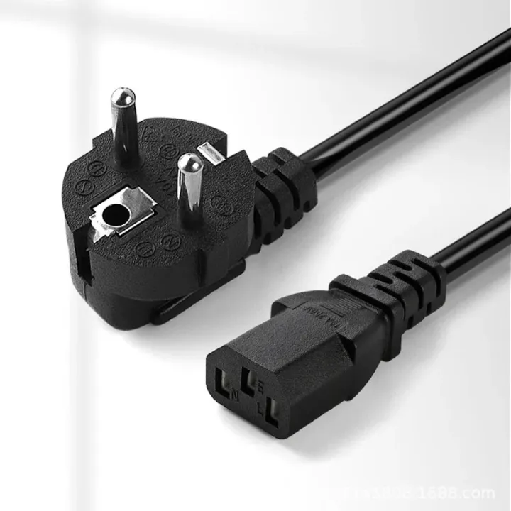 AC85V-265V%2010A%201.5M/3M%203PIN%20EU%20Cord%20US%20UK%20AU%20Plug%20IEC%20C13%20C13%20TO%20C14%20Extension%20Power%20Adapter%20Cable%20For%20Dell%20Desktop%20PC%20Monitor%20-%20Image%203