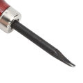 Leather Edge Beveler Portable 1.2mm Steel Curved Wooden Handle Edger Hand Made DIY Craft Tool. 
