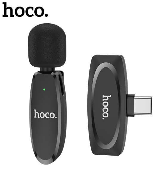 Hoco L15 Type-C Lavalier Wireless Microphone (For Android) original product