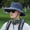 Summer New Fishing Cap Quick Dry Bucket Cap Western Denim Sun Hat Outdoor Foldable Mountaineering Fashion Versatile. 