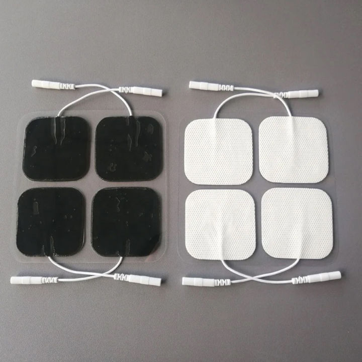 White Physiotherapy Equipments Self Adhesive Electrode Pads For Electronic Stimulators, Ift, Tens,Ems & Pulse Massagers