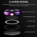 Metal Camera Ring Glass For Xiaomi Redmi Note 14 Pro Plus Camera Lens Protector Cover for Redmi Note14 Note 14 Pro Lens Cap. 