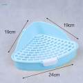 Rabbit Litter Pet Pan Hamster Cage Toilet Galesaur Potty Corner Toilet.