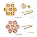 Wooden Montessori Baby Bee Sorting Toys Honeycomb Sorting Sensory Toys for Children Educational Hexagon Box Counting Puzzle Toys.