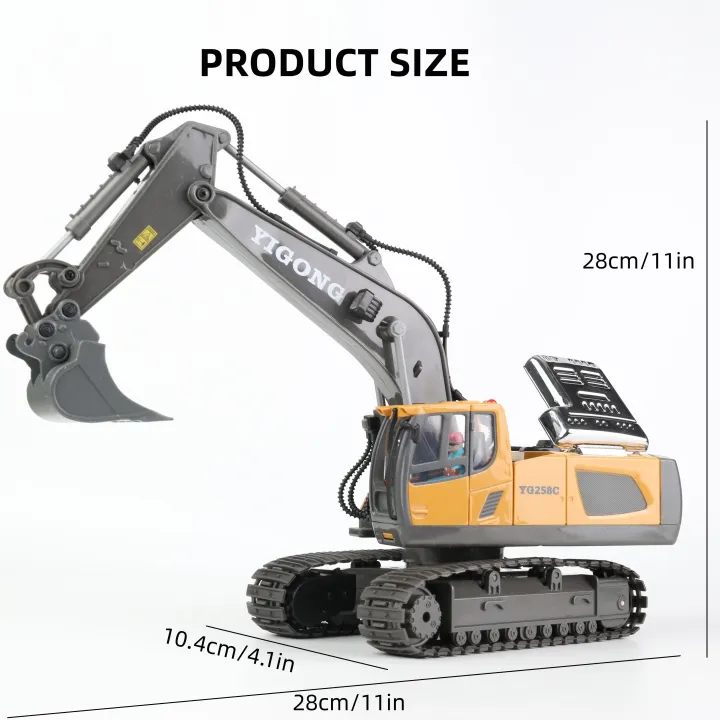 11-Channel%202.4G%20RC%20Excavator%20Toy%20-%20Realistic%20Alloy%20&%20Plastic%20Engineering%20Vehicle%20-%20Durable%20Electronic%20Gift%20for%206-10%20Year%20Olds%20-%20Interactive%20Playtime%20-%20Image%202