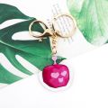 Anime Game Blox Fruits Keychain Toy Fruit Leopard Pattern Box Cartoon Toy Pendant Acrylic Fruits Toy Birthday Gift for Children.
