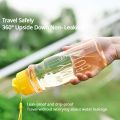 Transparent Water Bottle Portable Sport Cup for Drinking Kitchen Tools 500ML Water Bottle For School Gym Travel Girl Boy. 