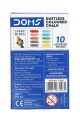 Doms Dustless Coloured Chalk Different Color Chalk | Pack of 10.