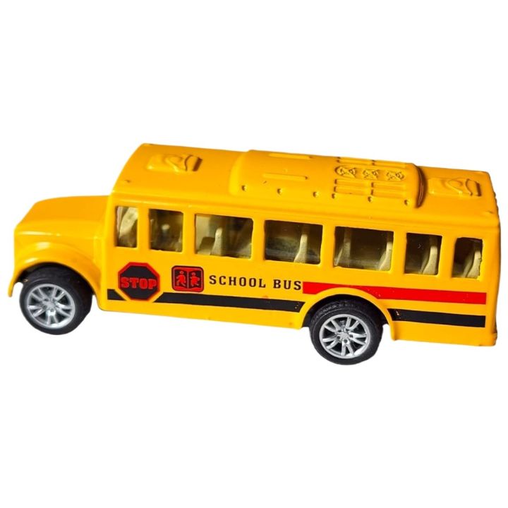Metal%20School%20Bus%20Diecast%20Pull%20back%20and%20Go%20Action.%20Age%203%20and%20up%20-%20Image%204