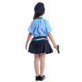 Dress Up America Police Costume for Kids - Police Officer Costume for Girl - Cop Uniform Set with Accessories Party Show Gifts.