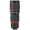 20X Long Zoom Telephoto Lens With Clip For Smart Phone Tablet Pc Black.