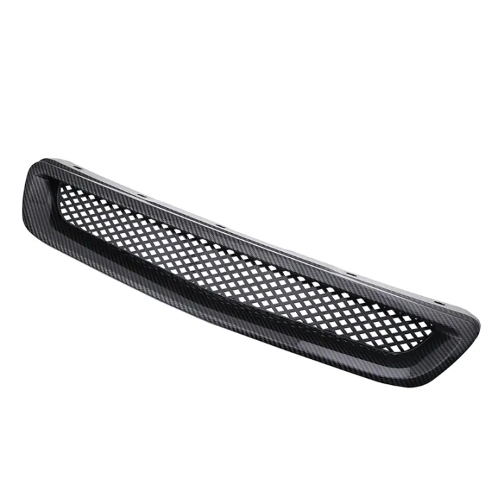 3X%20Car%20Carbon%20Fiber%20Mesh%20ABS%20Front%20Hood%20Grille%20Grill%20for%2096-98%20Honda%20Civic%20EJ/EK%20JDM%20Type%20R%20-%20Image%209