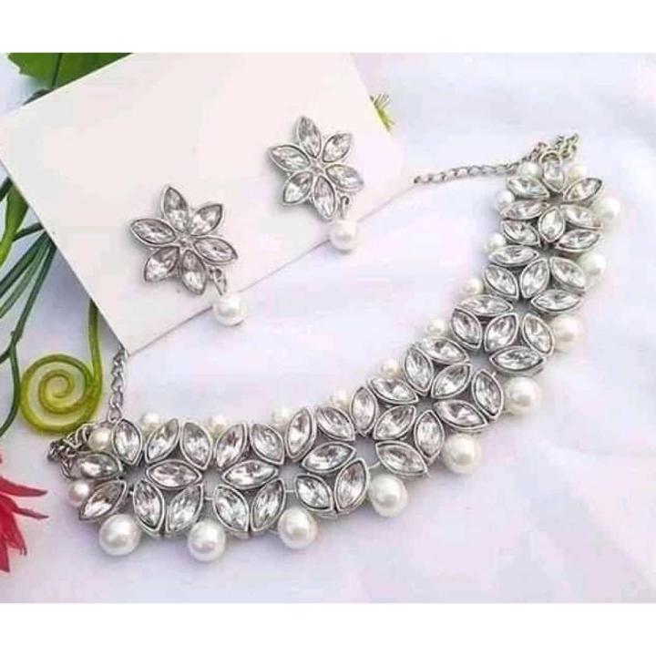 Golar Choker Necklace Set For Women - Necklace For Girls - Necklace For Girls