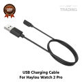 Haylou Watch 2 Pro Magnetic Charging Cable 2 Pin High Quality USB Charger Cable USB Charging Cable Dock Bracelet Charger for Haylou Watch 2 Pro Smart Watch. 