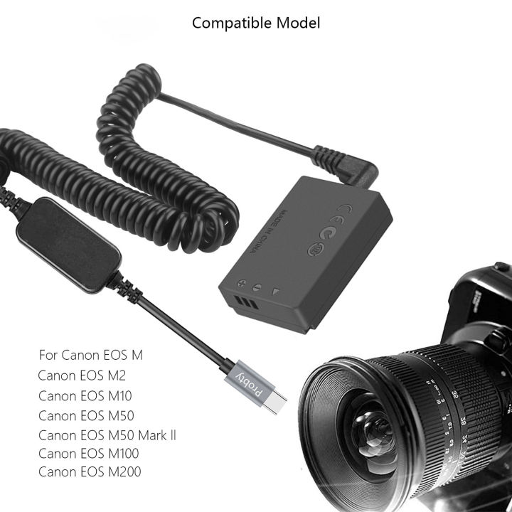 LP-E12%20LPE12%20ACK-E12%20USB%20TYPE-C%20Cable%20Dummy%20Battery%20DR-E12%20PD%20Adapter%20for%20Canon%20EOS%20M2%20M10%20M50%20M100%20M200%20Cameras%20-%20Image%206