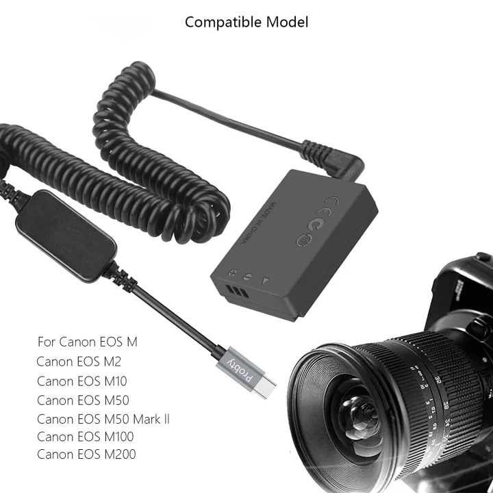 LP-E12%20LPE12%20ACK-E12%20USB%20TYPE-C%20Cable%20Dummy%20Battery%20DR-E12%20PD%20Adapter%20for%20Canon%20EOS%20M2%20M10%20M50%20M100%20M200%20Cameras%20-%20Image%206