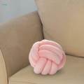 Soft Knot Ball Pillow Round Cushion Toy Throw Pillow for Chairs Bed Car Office.