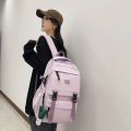 High school junior high school students, college students, school bags, women, Japanese ins, college style backpacks, outdoor sports bags, outdoor sports bags. 