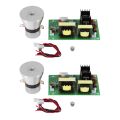2X 100W 28Khz Ultrasonic Cleaning Transducer Cleaner High Performance +Power Driver Board 220Vac Ultrasonic Cleaner.