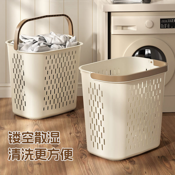 Household%20dirty%20clothes%20basket%20large-capacity%20bathroom%20bathing%20and%20clothing%20artifact%20internet%20celebrity%20bathroom%20clothes%20storage%20basket%20bucket%20-%20Image%202