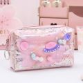 Star Pencil Case Glitter Large Capacity Pencilcase Pen Makeup Case Supplies Pencil Bag School Box Pencil Pouch Stationery.