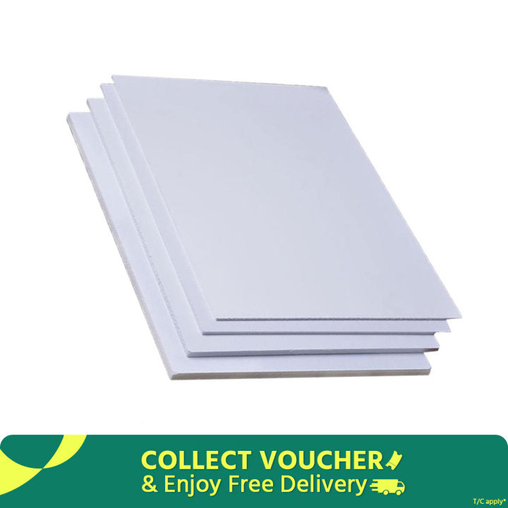 3mm PVC Board White for Craft and DIY Project 3 pcs