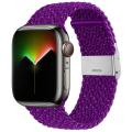 Nylon Braid Watch Band For Apple Watch Series 8y7 41mm / SE 2y6ySEy5y4 40mm / 3y2y1 38mm. 
