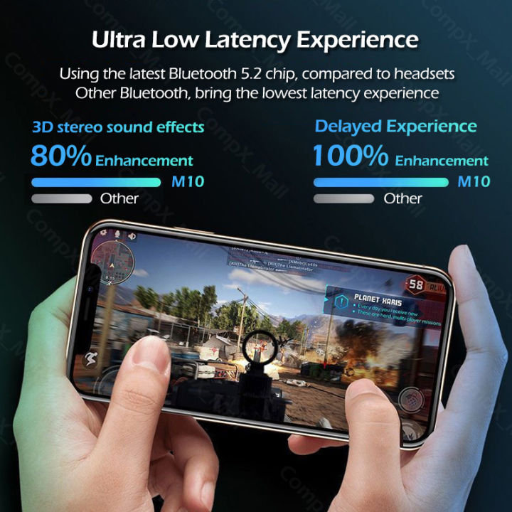 Shapla%20M10%20TWS%20Headsets%20Bluetooth%20Earbuds%20Wireless%20Bluetooth%20Earphones%20Game%20Headphones%20-%20Image%202