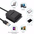 USB 3.0 To SATA 3 Cable Sata To USB Adapter Convert Cables Support 2.5/3.5 Inch External SSD HDD Adapter Hard Drive Connect. 