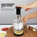 Kitchen Manual Food Chopper Handheld Slap Press Chopper Mincer for Onions Garlic Nuts Efficient Garlic Onion Peeling Artifact.