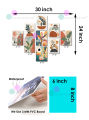 Pvc board Wall Poster 3 pcs Home Decoration with 3 mm Board Most Unique Combo Wallboard wall decor easy to set up. 