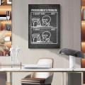 Funny Programmer Quotes Gaming Zone Hacker Code Poster Canvas Painting Prints Wall Art Pictures Boy Room Decoration Gift. 