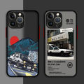 【Mascaraara】Japan Anime Initial D Phone Case for Apple iPhone 14 Plus 15 Pro Max 11 Pro 13 12 Mini XR 8 SE 7 XS MAX Shockproof Cover. 