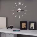 Clock Mirror Wall Stickers Fashion Living Room Watch DIY Home Decoration Clocks Sticker reloj de pared 2023 New 3D Wall.
