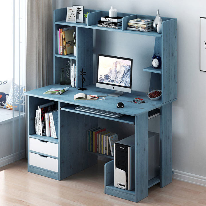 Home%20Office%20Table%20PC%20Computer%20Desk%20Simple%20Study%20Table%20with%20Bookshelf%20Student%20Desk,%20Reading%20Table,%20Table%20Workstation%20Table%20w/1%20File%20Drawer%20&%202%20Storage%20Drawers%20&%20Storage%20Shelves%20&%20Keyboard%20Tray%20Computer%20Table%2048/36%20-%20Image%204