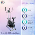 (3-In-1) K8.2DA Exercise Bike - Black. 