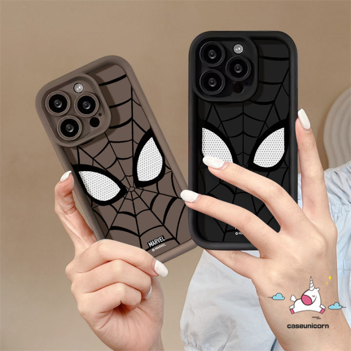 Cartoon%20Cool%20Spider-Man%20Eyes%20Case%20Compatible%20For%20IPhone%207Plus%2013%2015%2014%2012%2011%20Pro%20Max%208%206%207%206S%20Plus%20X%20XR%20XS%20MAX%20SE%202020%20Fashion%20Brand%20Marvel%20Couples%20Angel%20Eyes%20Shockproof%20Soft%20Case%20-%20Image%206