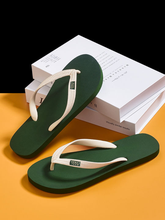 Flip Flops Men's Summer 2024 New Non Slip Wear Outdoor Clip Foot Vietnam Trend Men's Beach Sandals Sandals