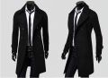 MRMT 2022 Brand New Men's Autumn Winter Long Double-Breasted Trench Coat Men's Woolen Coat Slim Woolen Coat Men. 