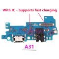 For Samsung A10 A20 A30 A40 A50 A70 A01 A11 A31 A51 A21S A03 A03S USB Charger Port Jack Dock Connector Charging Board Flex Cable. 