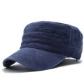 (NEW)Washed Cotton Army Hat Men's Caps Tactical Caps Flat Top Caps For Men Cadet Outdoor Tactical Cap Fishing Caps.