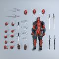 AMAZING YAMAGUCHI Deadpool 2.0 Grey Action Figure Mutants Joint Movable KAIYODO Wade SHF Model Movie Toys for Kids Gift. 