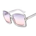 Luxury Square Sunglasses Women Vintage Oversized Gradient Sun Glasses Shades Female Fashion Designer Black Mirror Oculos De Sol. 
