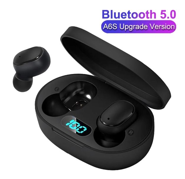 TWS E6S Bluetooth Earphones Wireless bluetooth headset Noise Cancelling Headset With Microphone Headphones For Xiaomi Redmi