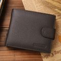 JINBAOLAI Leather Men Wallets Solid Sample Style Zipper Purse Man Card Horder Famous Brand Quality Male Wallet Wholesale.